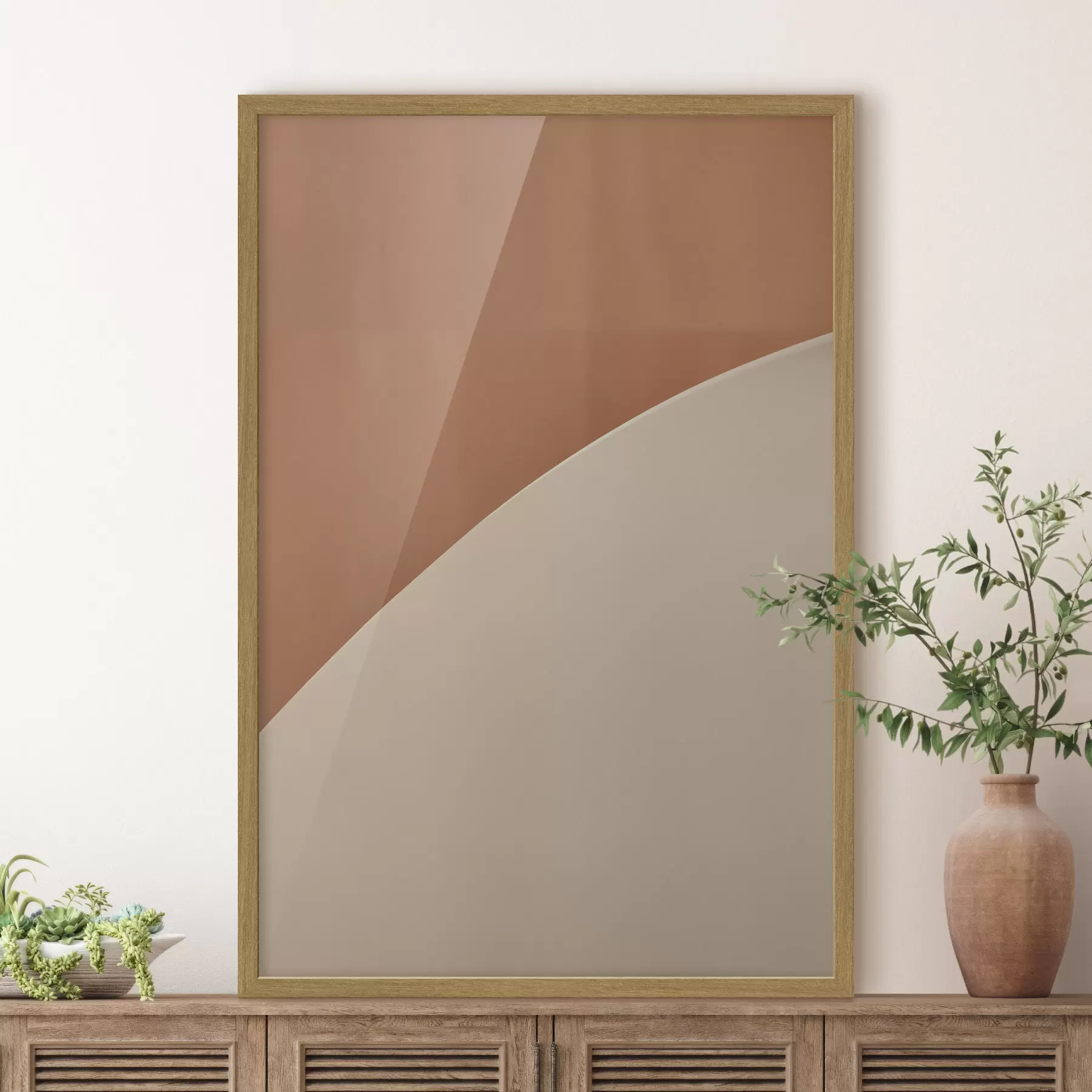 Fototapeta Geometryczny łuk z terakoty f50393