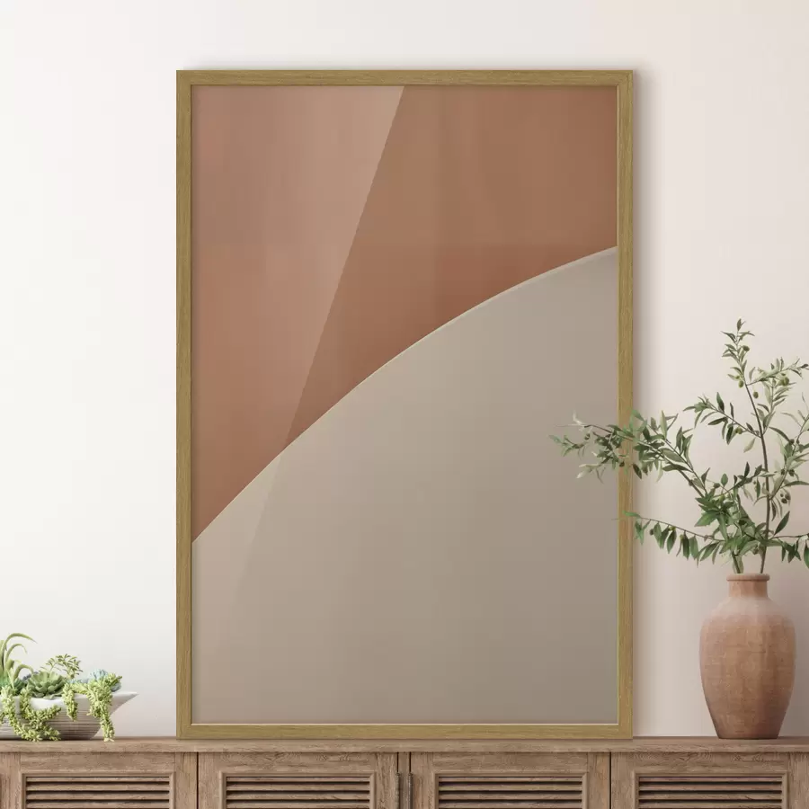 Fototapeta Geometryczny łuk z terakoty f50393