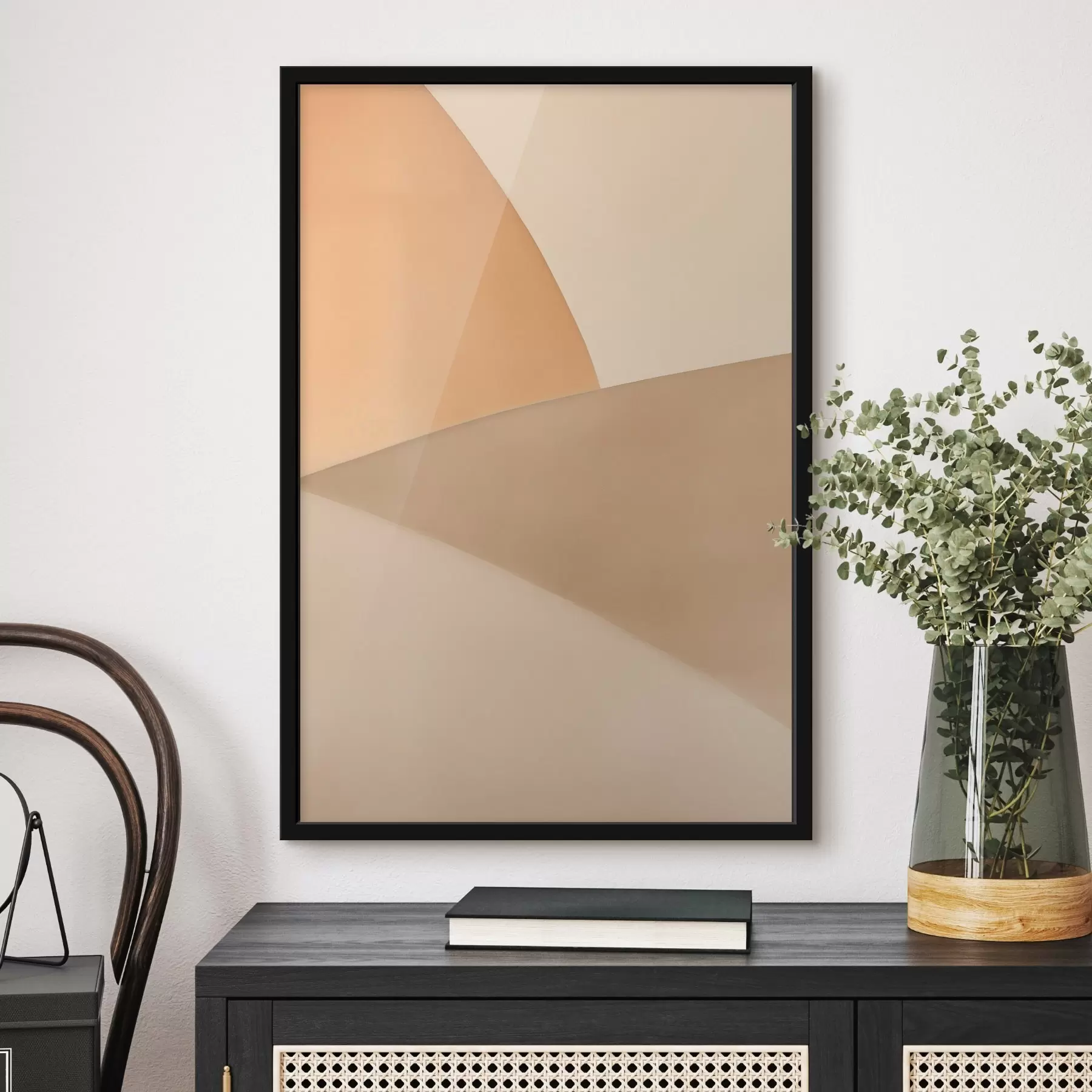 Fototapeta Delikatna beżowa geometria f50396