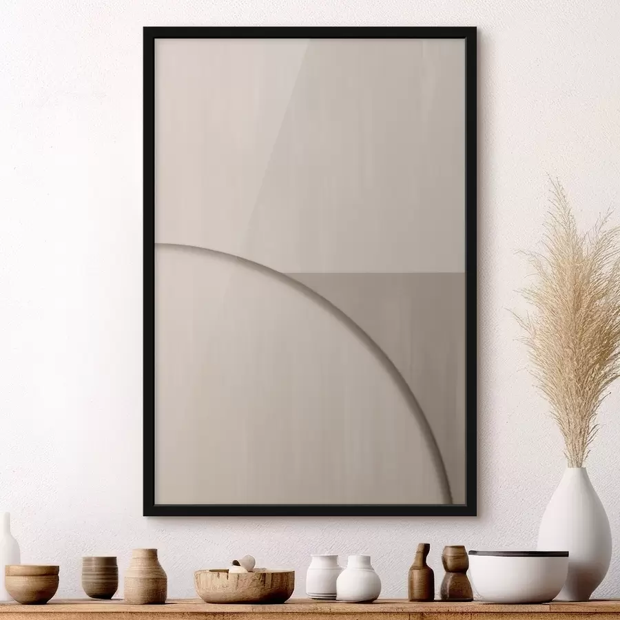 Fototapeta Minimalistyczna kompozycja w odcieniach beżu f50398