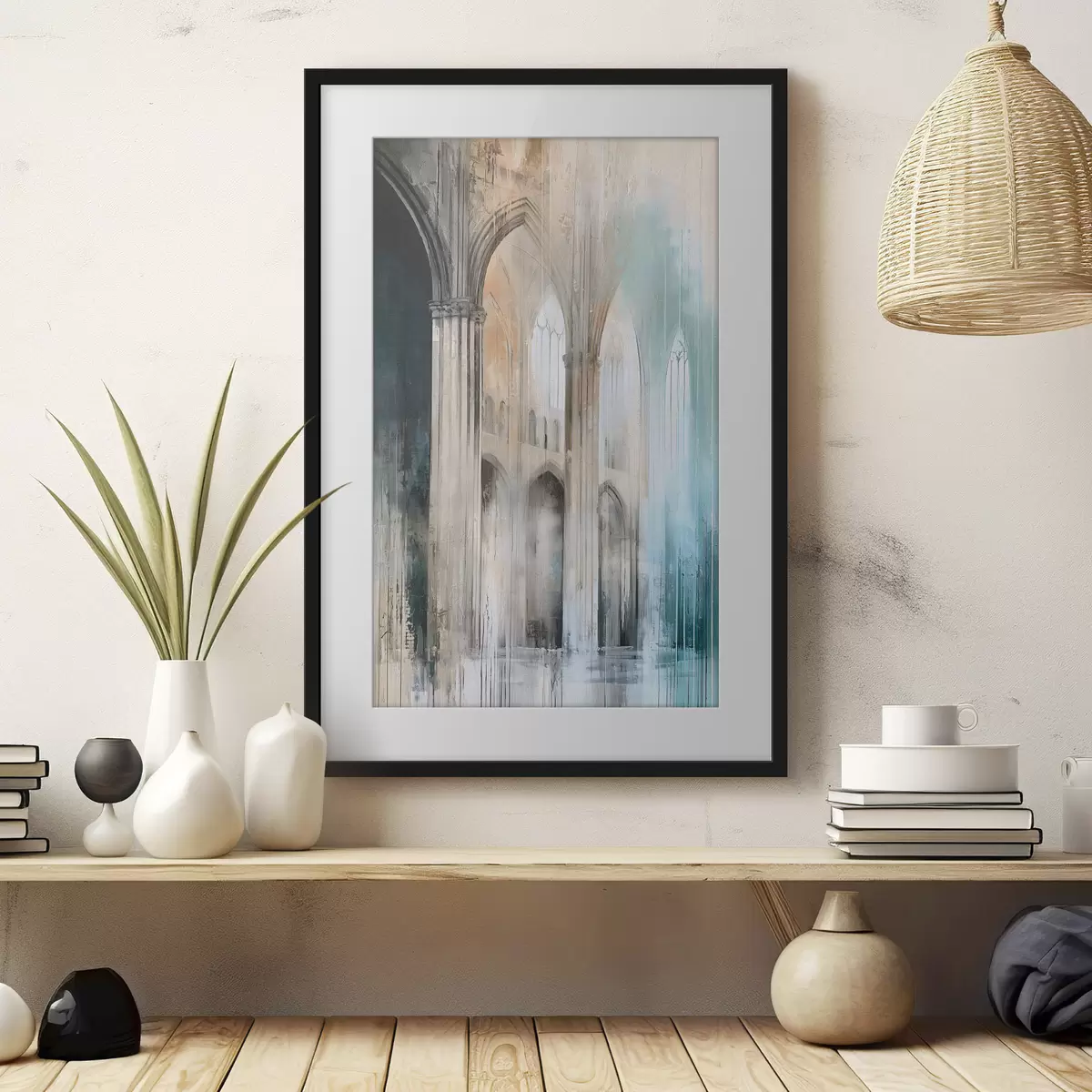 Plakat Abstrakcja architektoniczna f50480