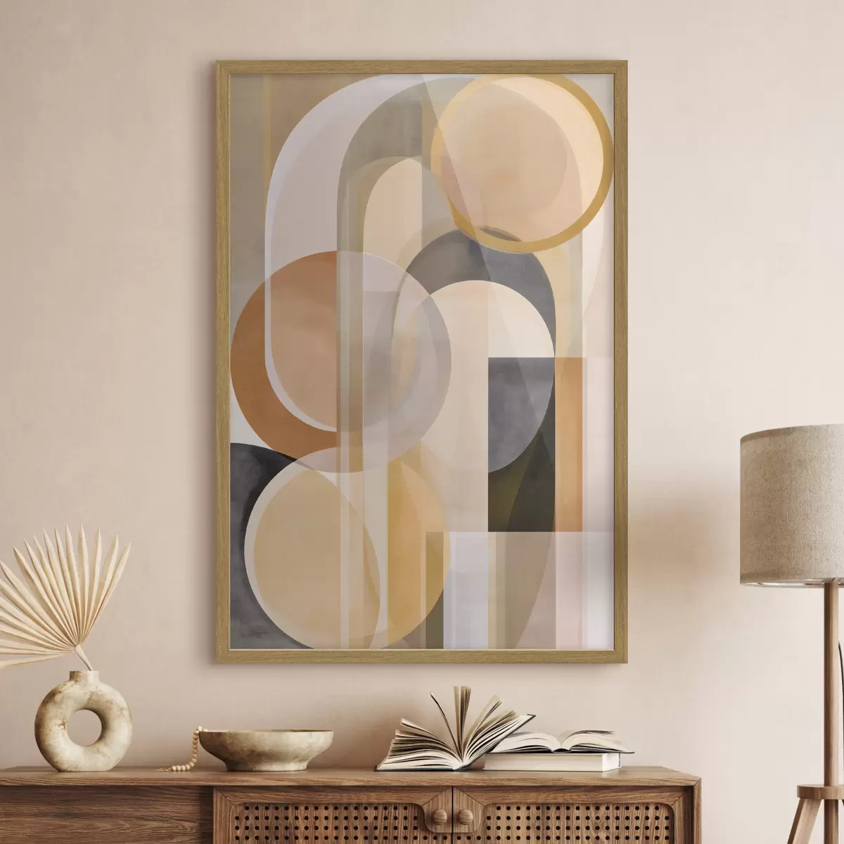 Plakat Abstrakcja w stylu skandynawskim f50490