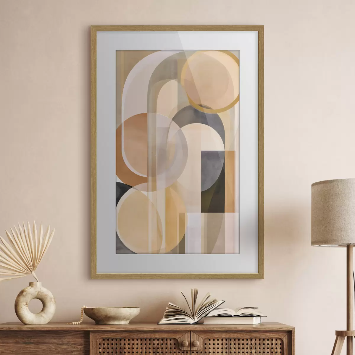 Plakat Abstrakcja w stylu skandynawskim f50490