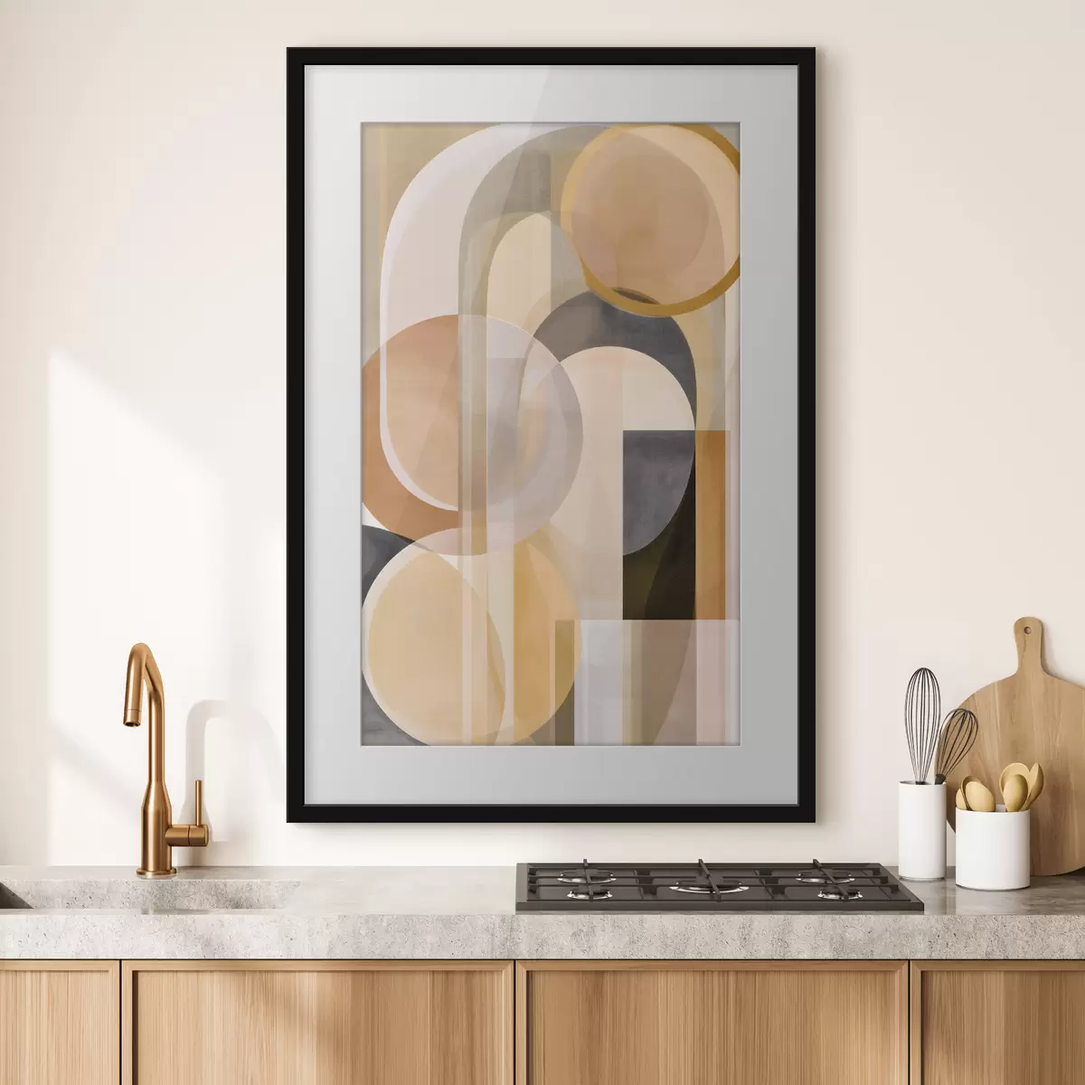 Plakat Abstrakcja w stylu skandynawskim f50490