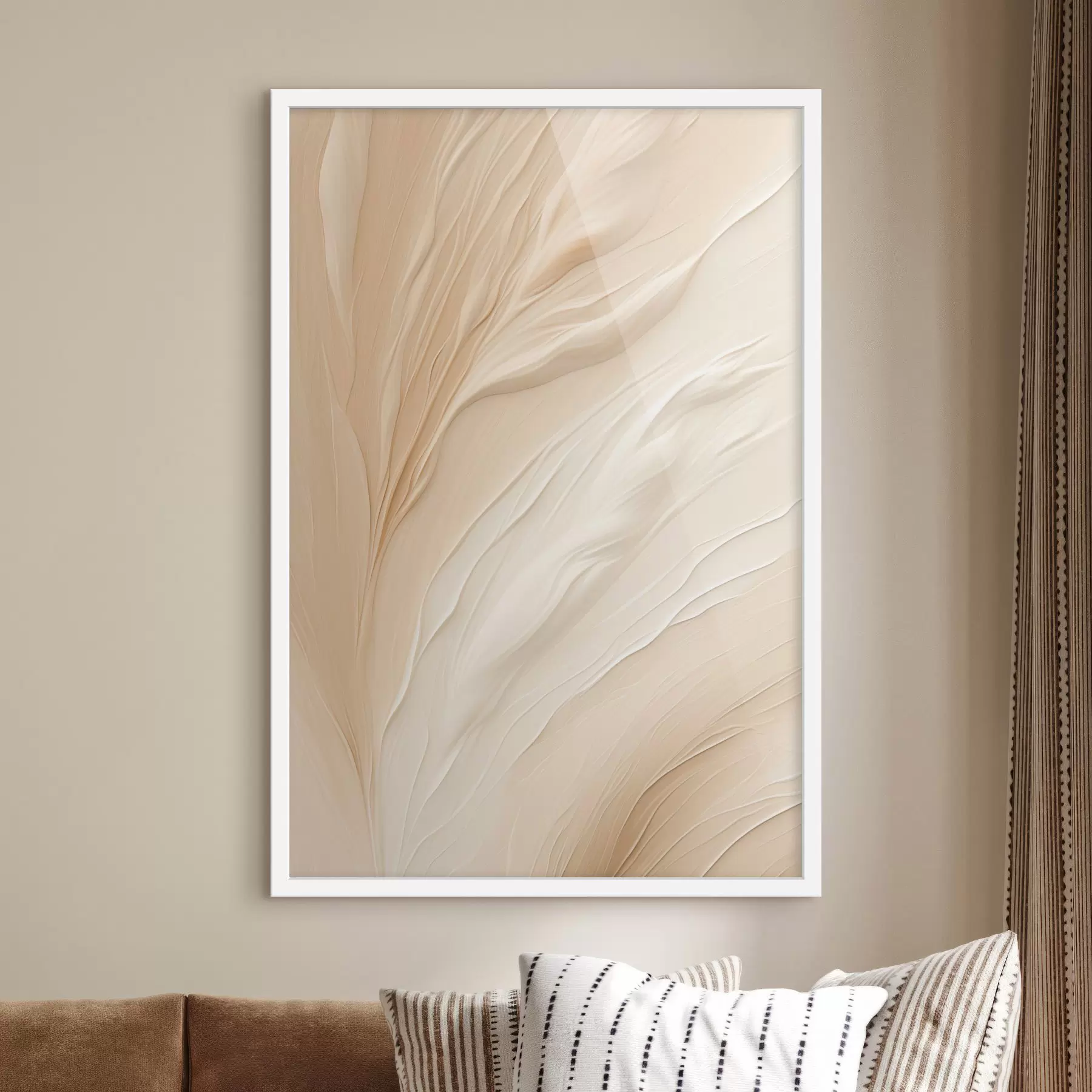 Fototapeta Delikatna, jasna, abstrakcyjna faktura kwiatowa na delikatnym, brzoskwiniowym tle f50627