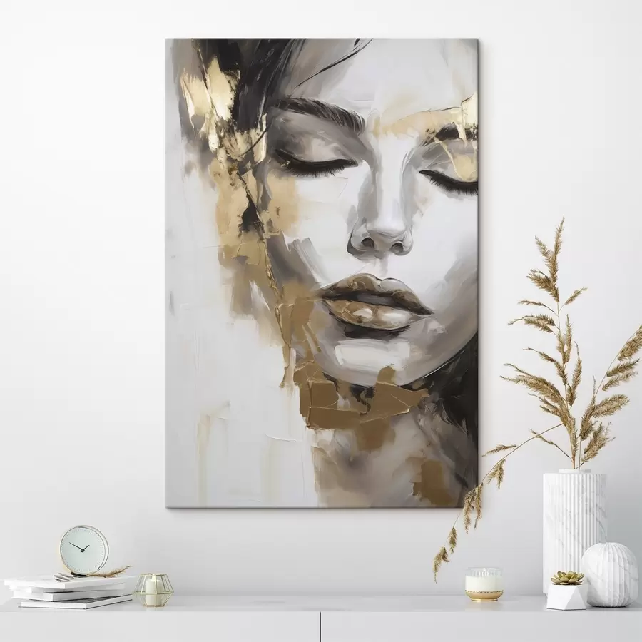 Obraz Abstrakcyjny portret kobiety s50661