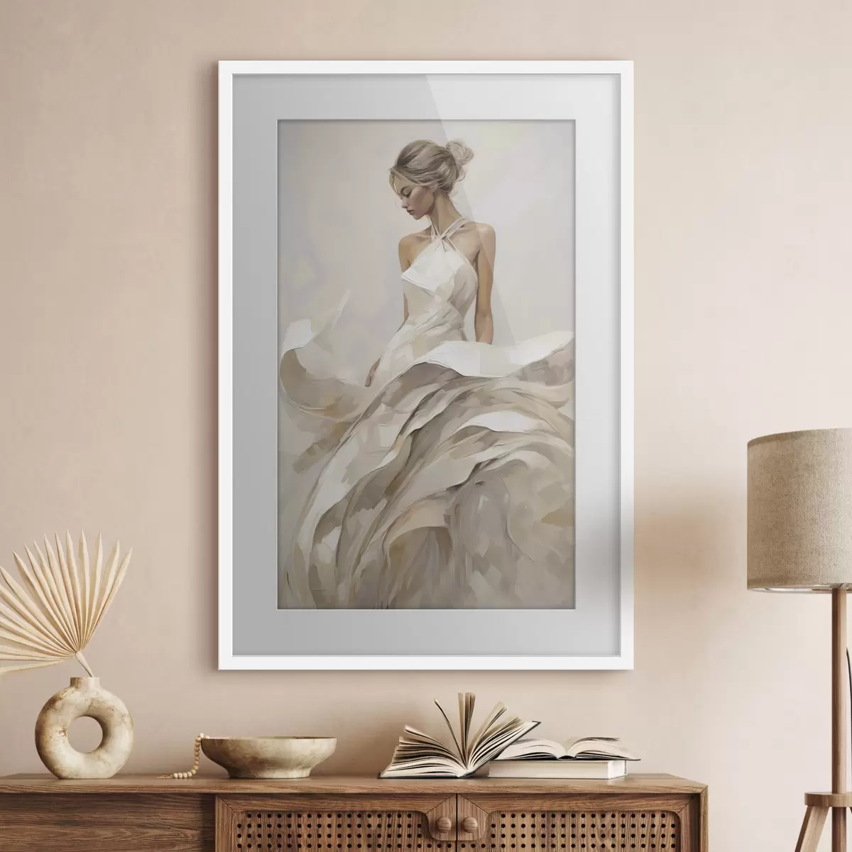 Plakat Dziewczyna w sukience f50658