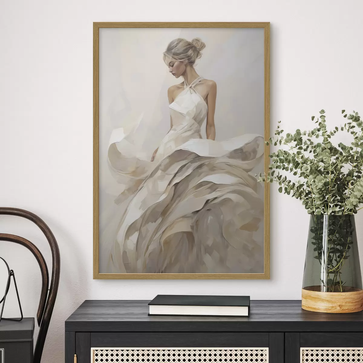 Plakat Dziewczyna w sukience f50658