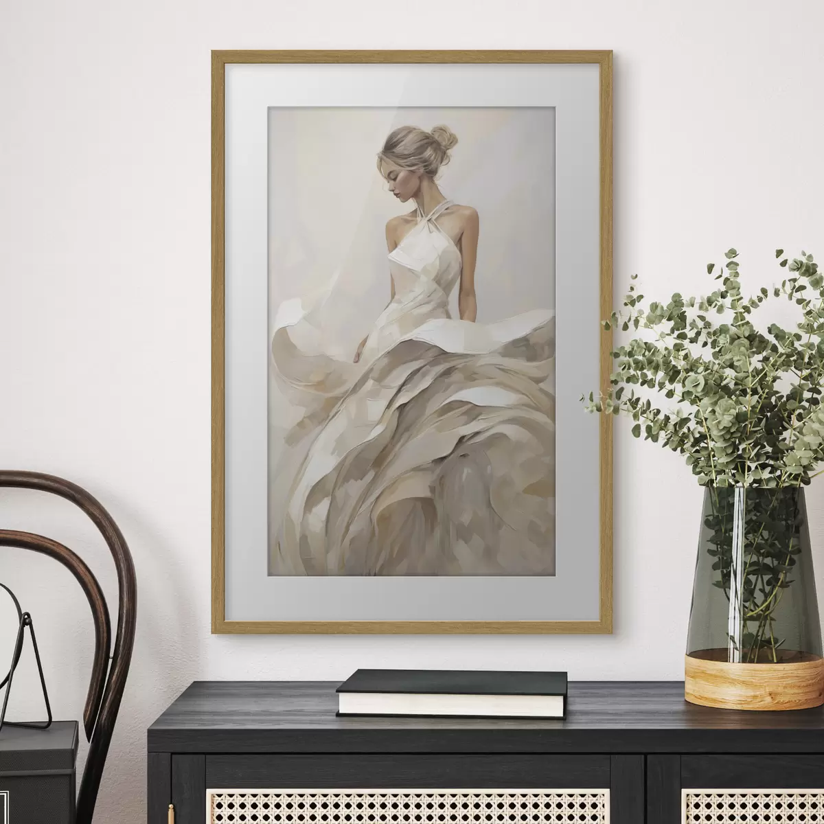 Plakat Dziewczyna w sukience f50658