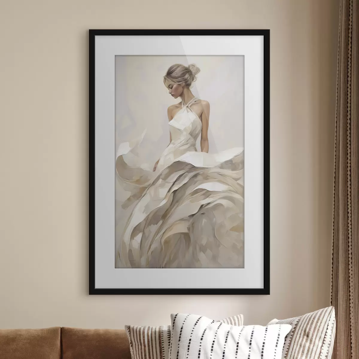 Plakat Dziewczyna w sukience f50658