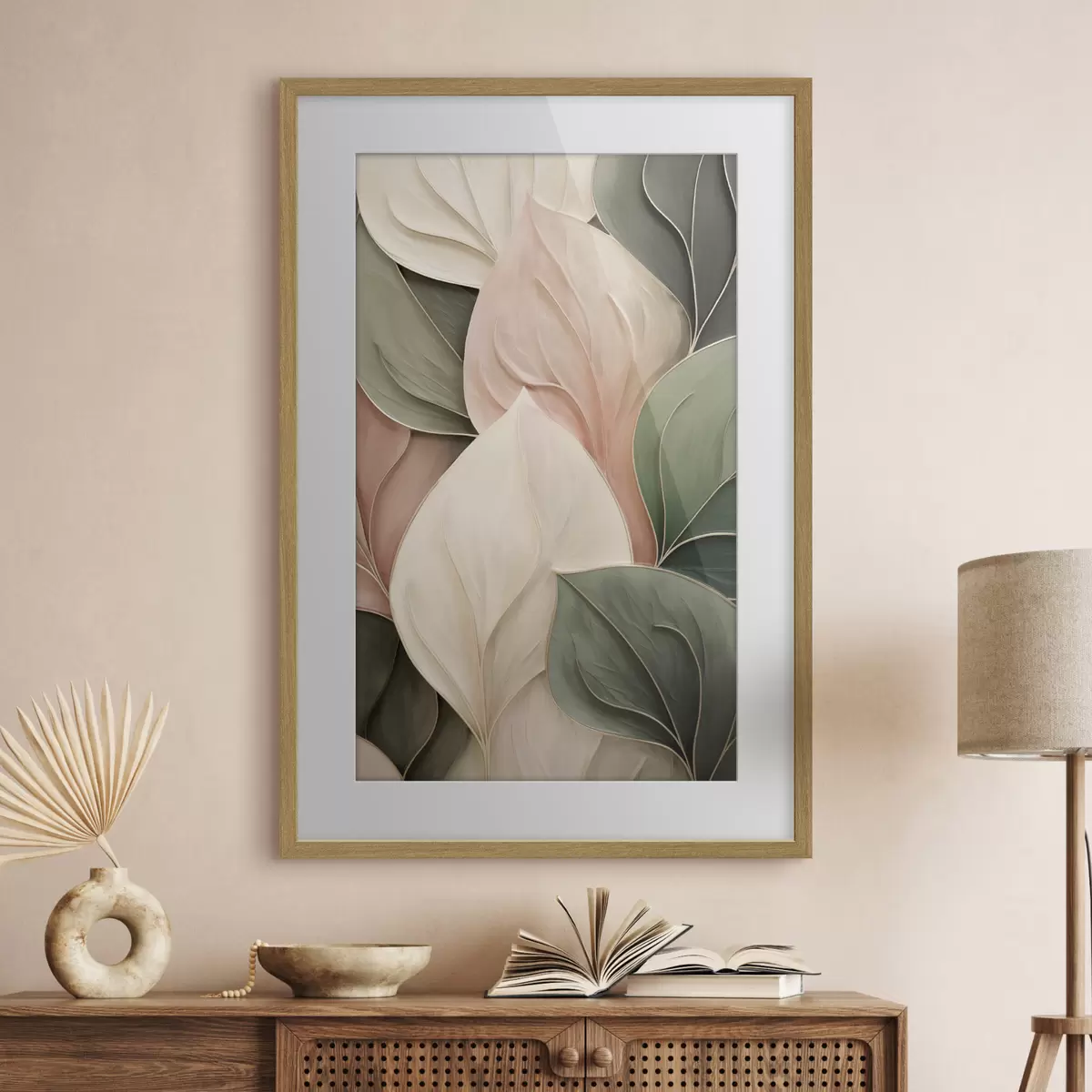Plakat Stylizowane liście f50668