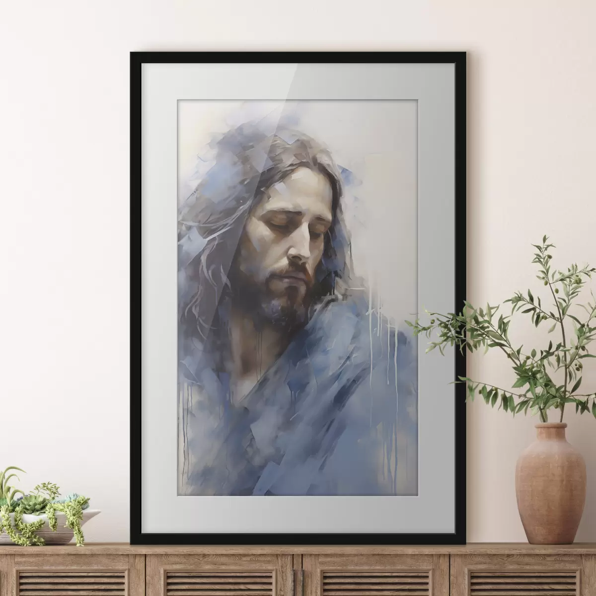Plakat Jezus, obraz naśladowczy f50673