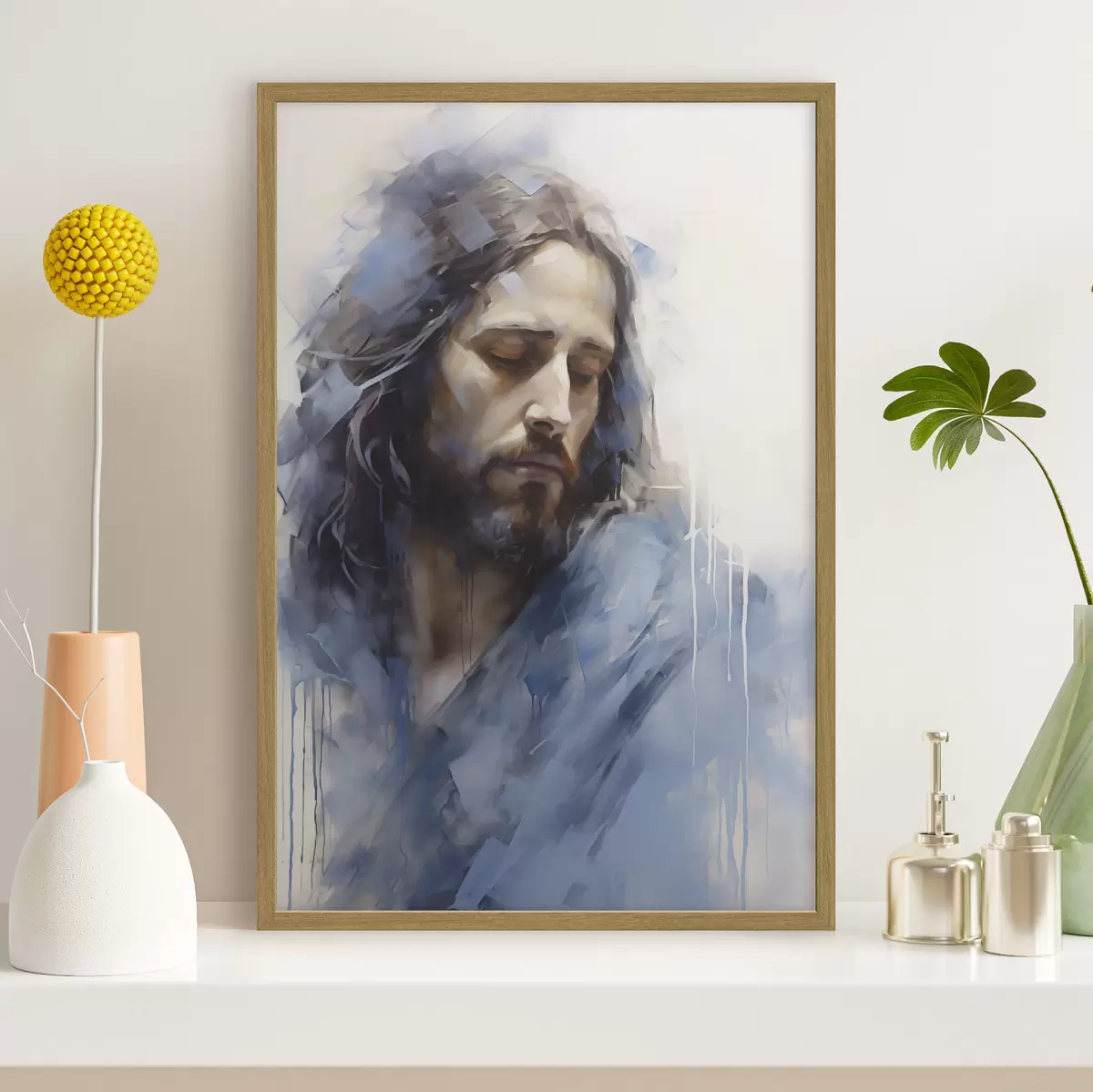 Plakat Jezus, obraz naśladowczy f50673
