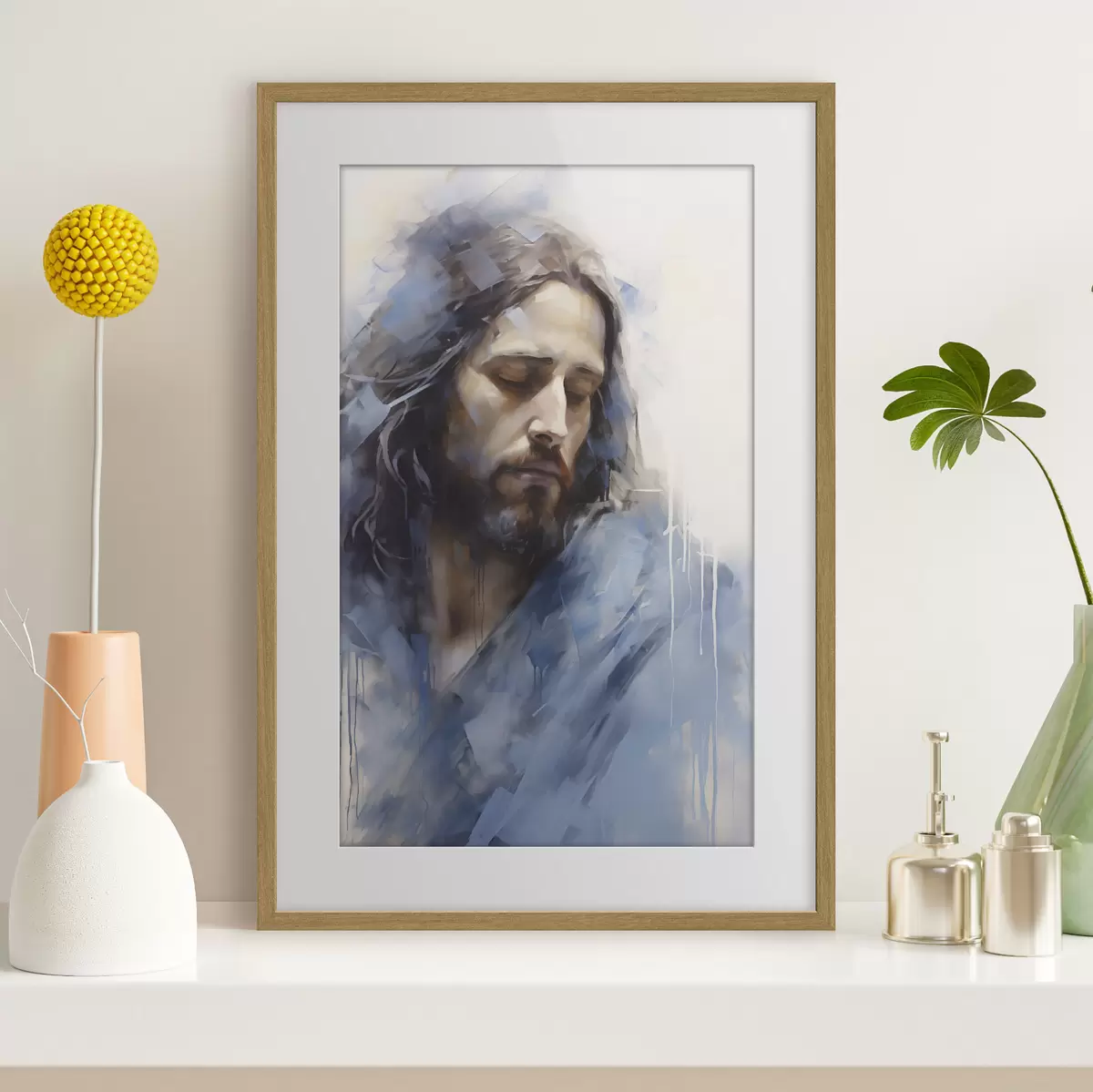 Plakat Jezus, obraz naśladowczy f50673