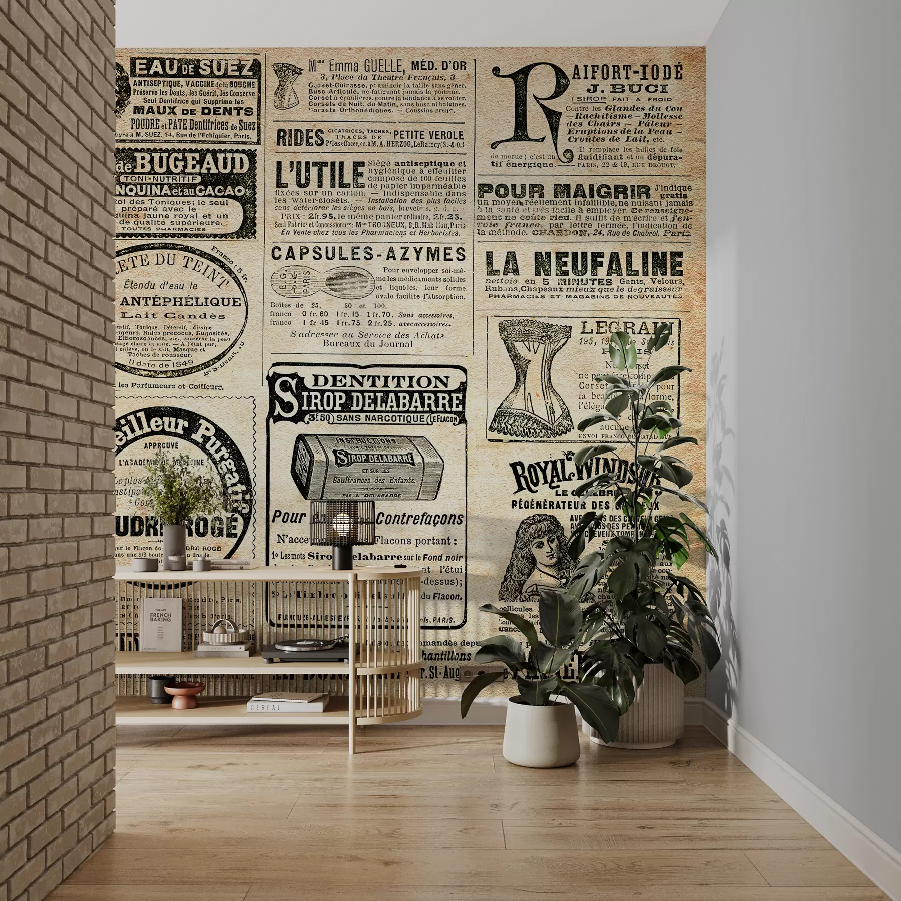 Fototapeta Gazeta, publikacja i czcionka u56680