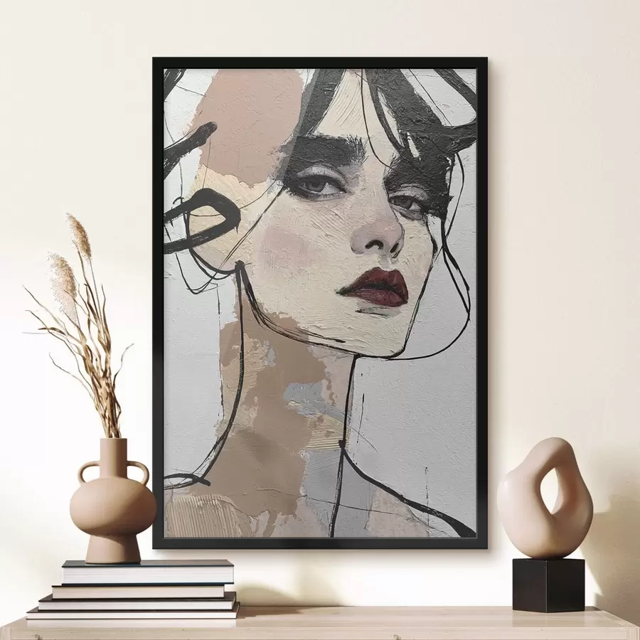 Fototapeta Abstrakcyjny portret kobiety f50569