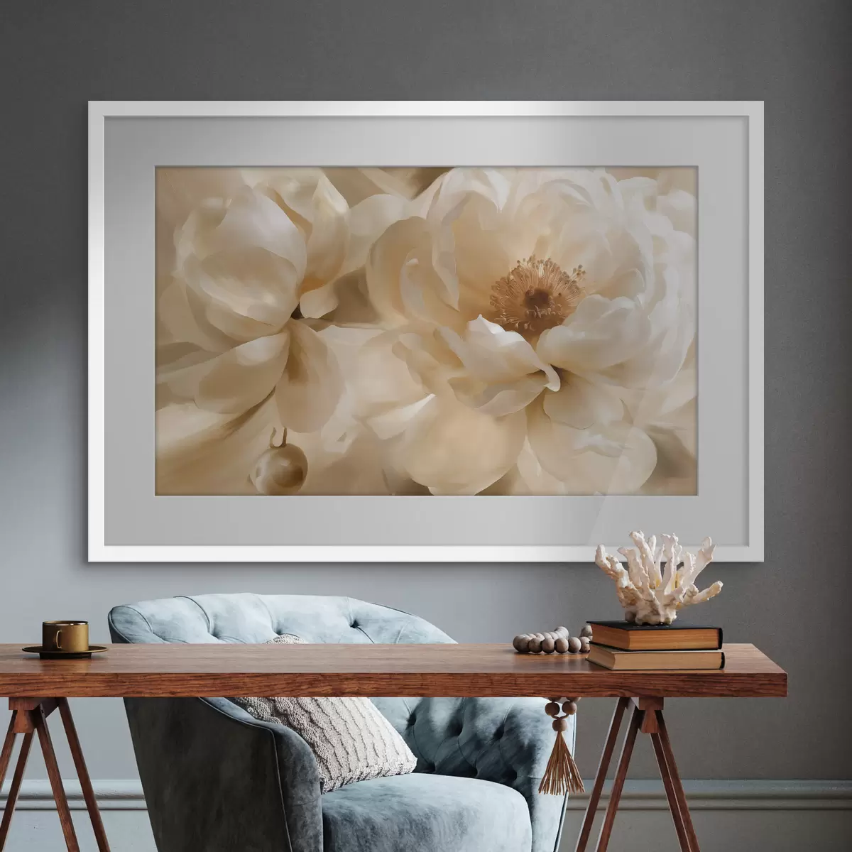 Plakat Piwonie f50683