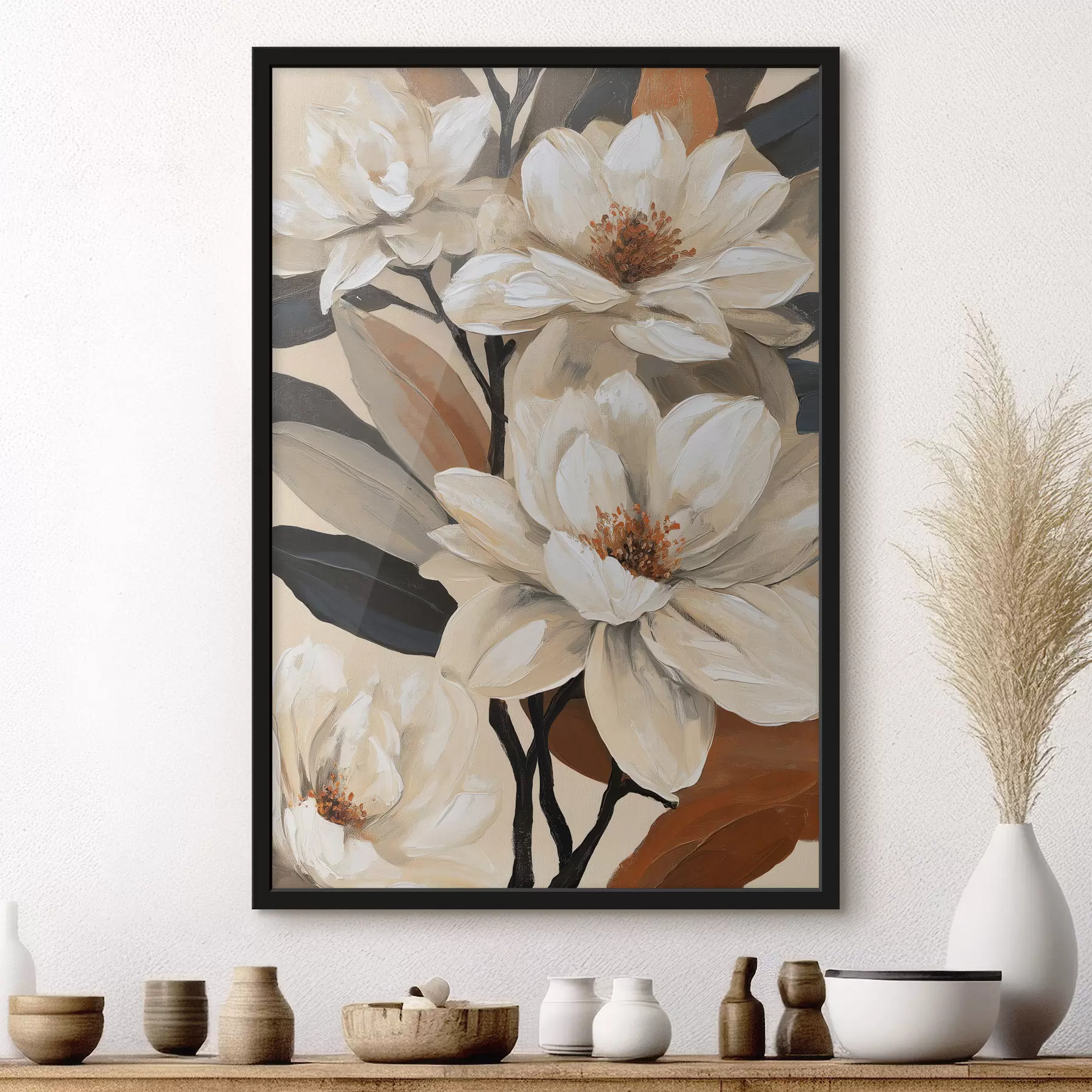 Fototapeta Magnolie w stylu vintage f50684