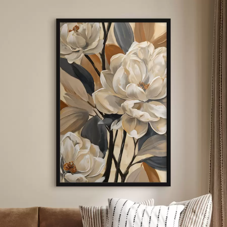 Fototapeta Magnolie w stylu vintage f50685
