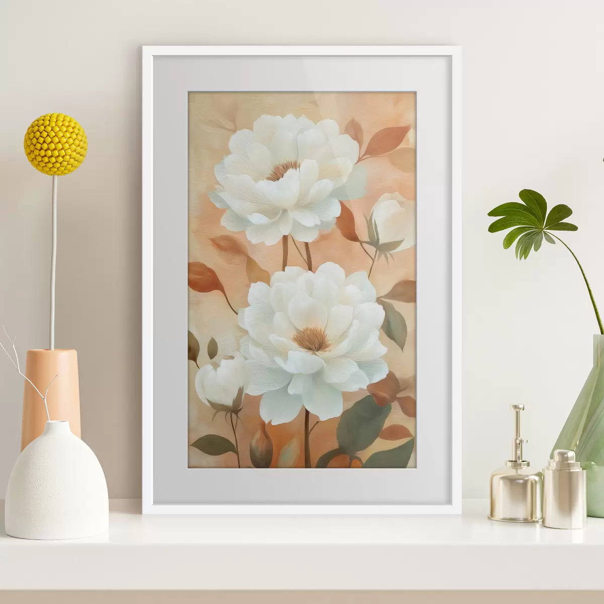 Plakat Piwonie f50703