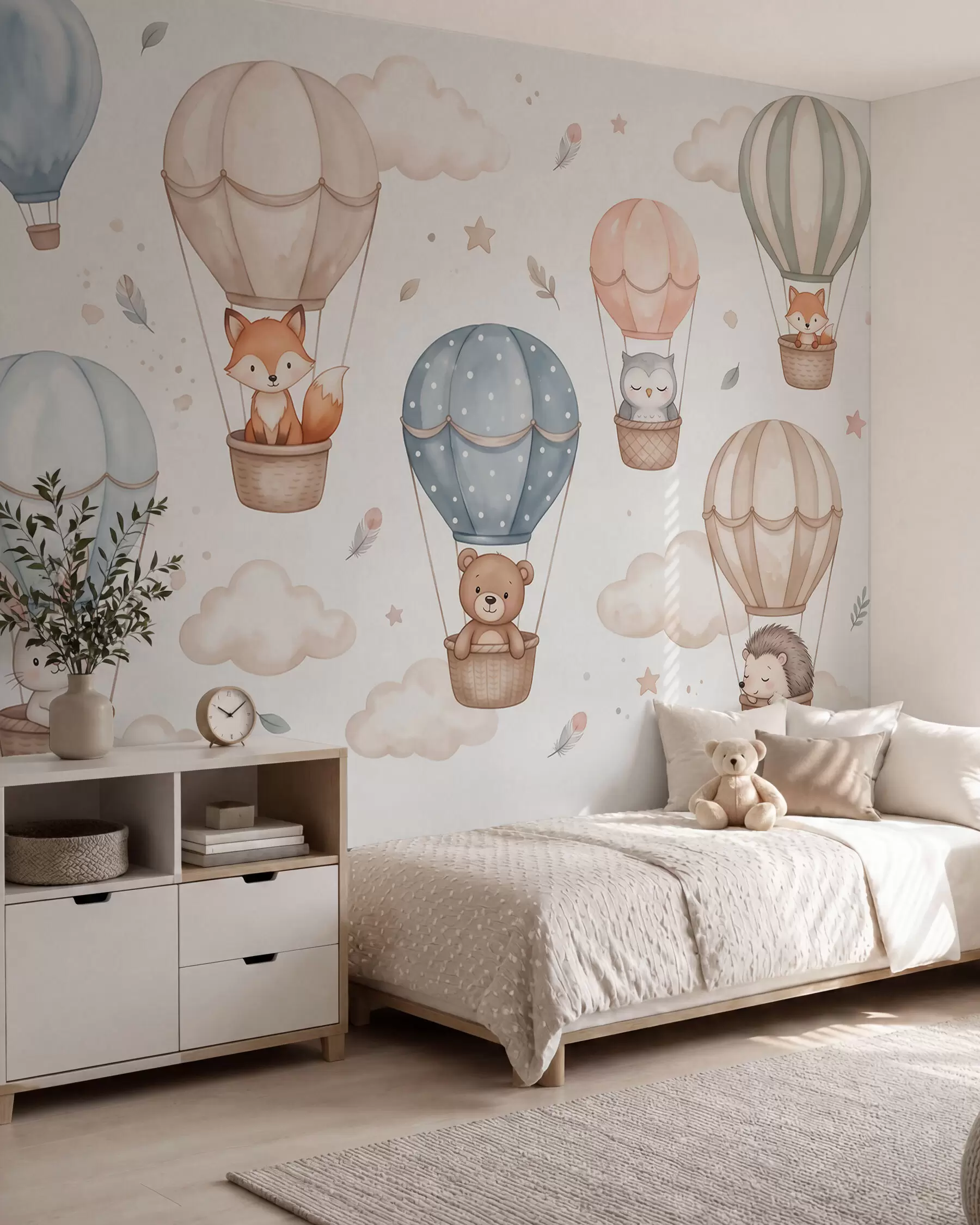 Fototapeta Przyjaciele w balonach w10001