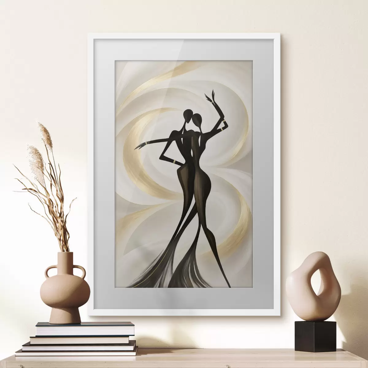Plakat Sylwetka i echo f50715
