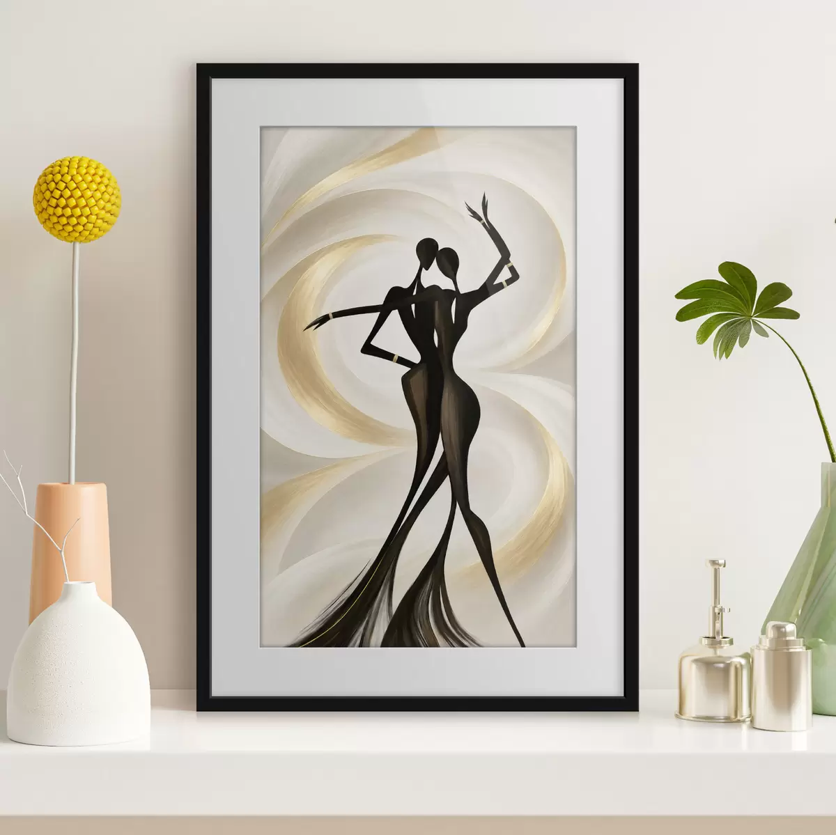 Plakat Sylwetka i echo f50715