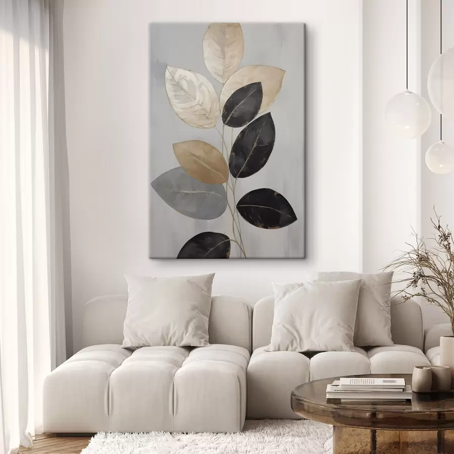 Obraz Gałązka z liśćmi, imitacja obrazu s50779