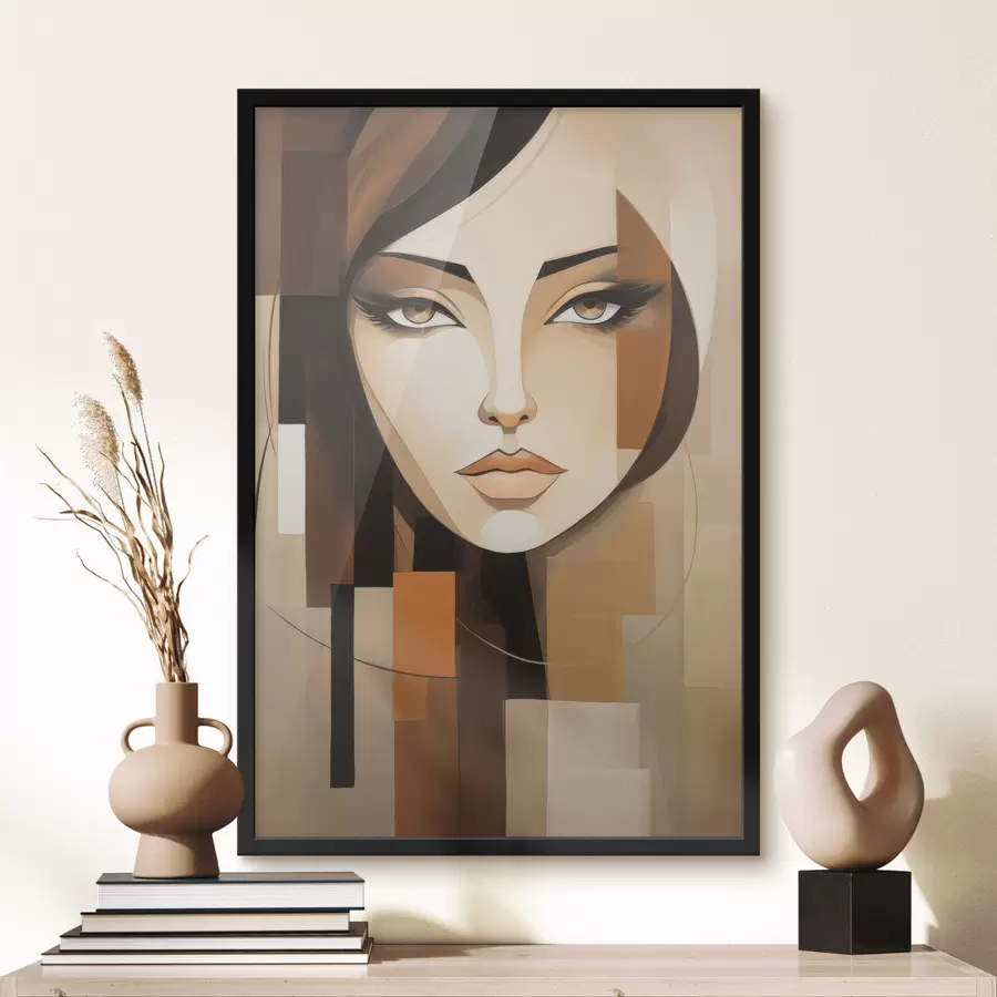 Fototapeta Abstrakcyjny portret kobiety f50821