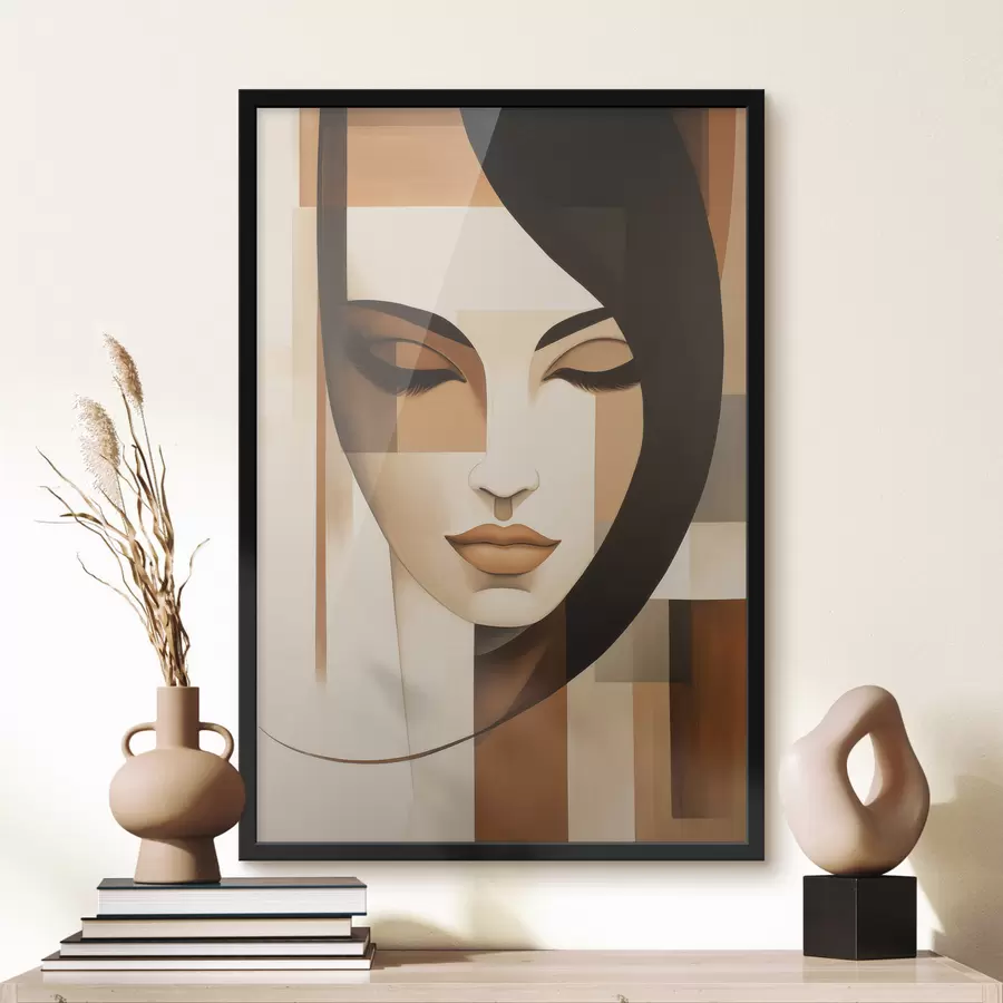 Fototapeta Abstrakcyjny portret kobiety f50822