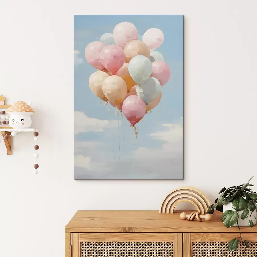 Obraz Balony, imitacja obrazu s50854