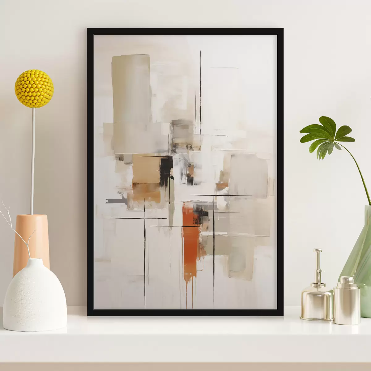 Plakat Abstrakcja, naśladowanie malarstwa f50847