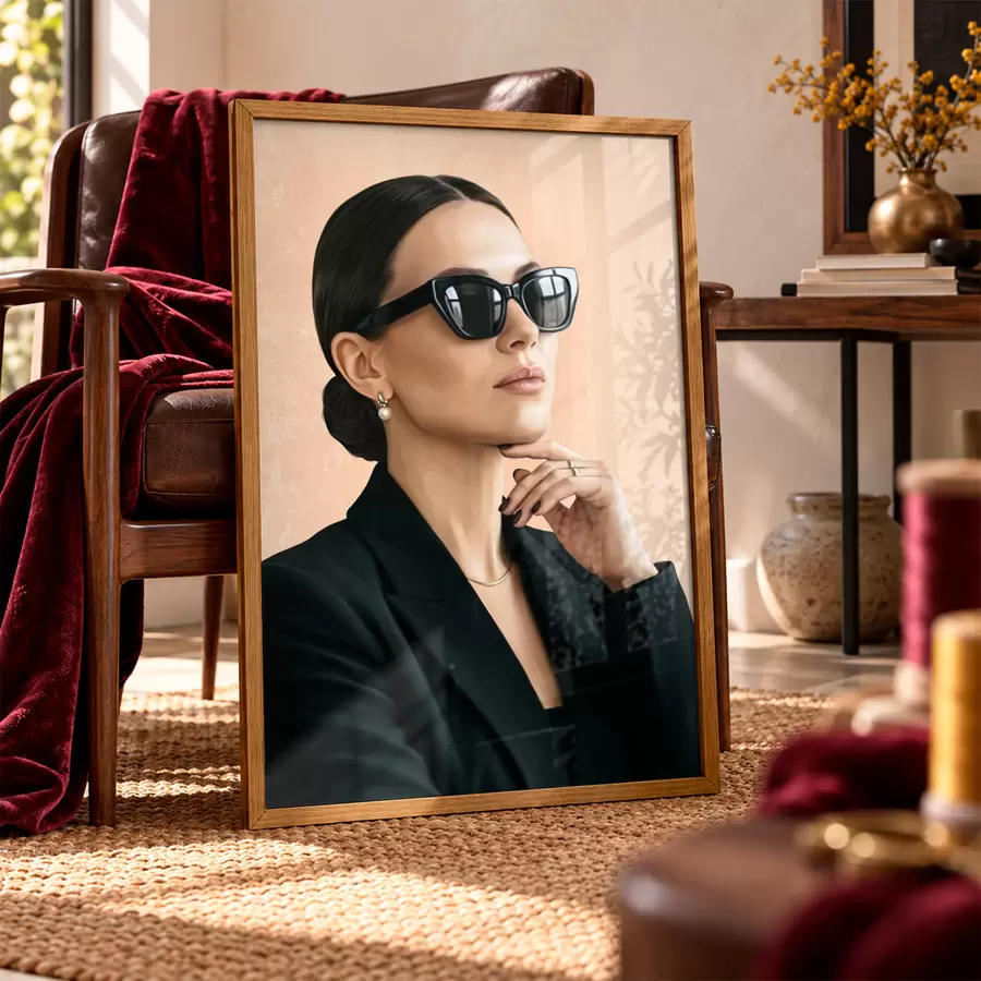 Fototapeta Kobieta o wyrafinowanym stylu f50604