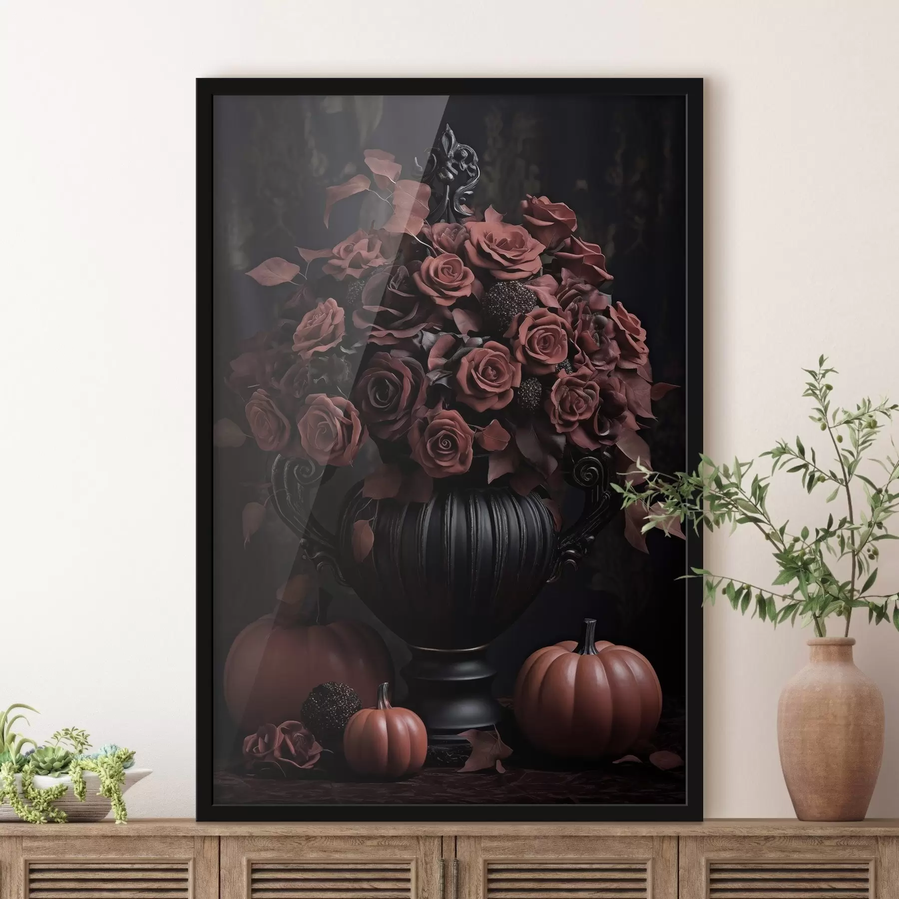Fototapeta Karmazynowy plon f50913