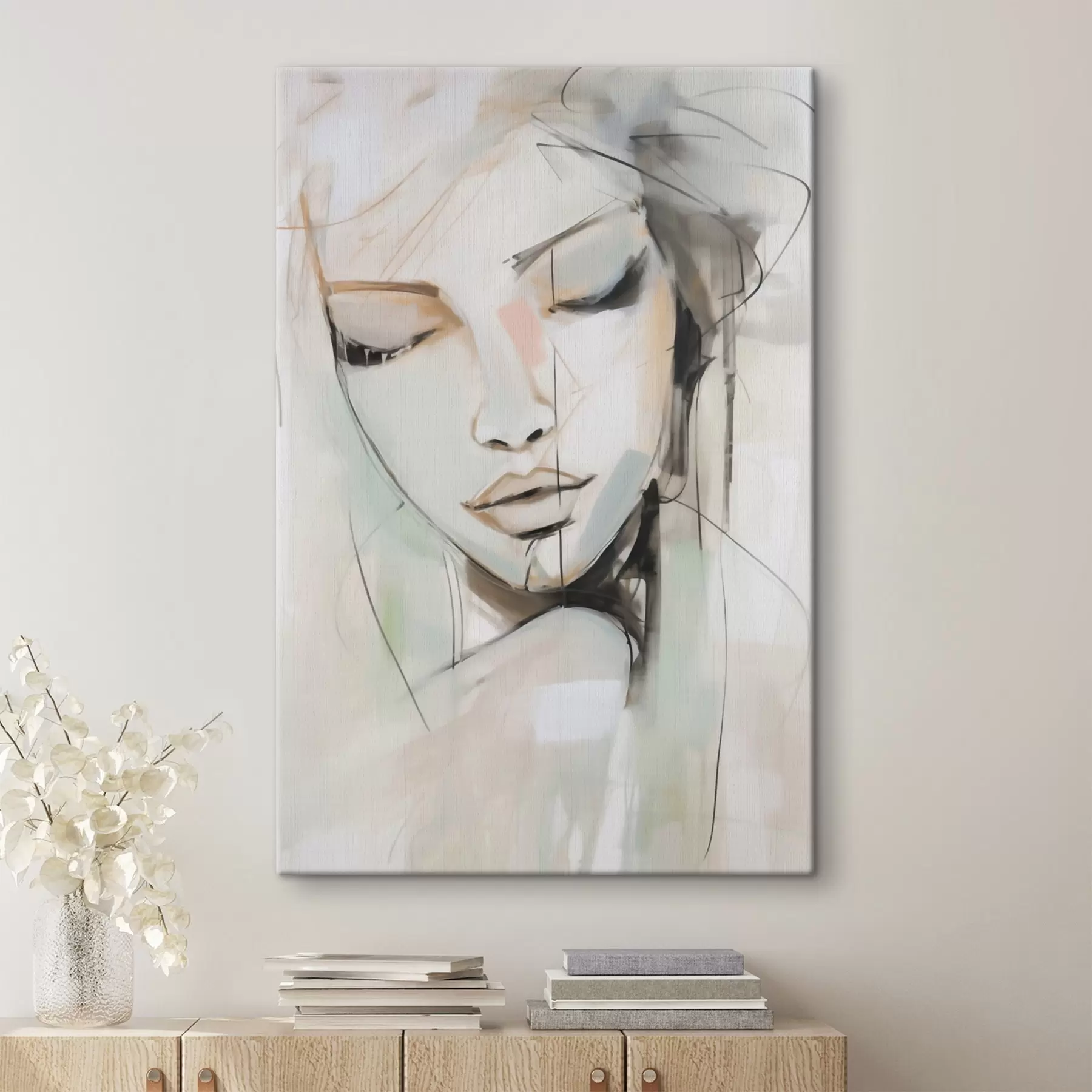 Obraz Portret liniami ołówka s50979