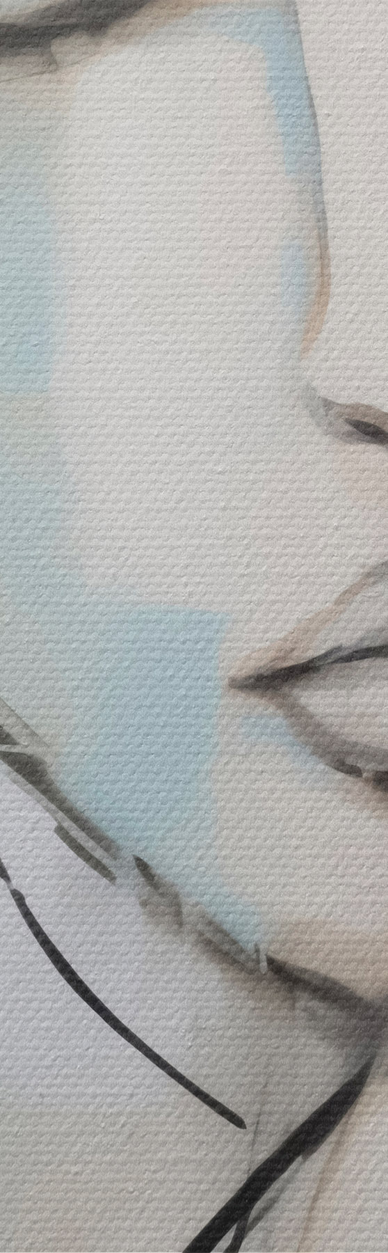Obraz Portret abstrakcyjny, imitacja obrazu s50980