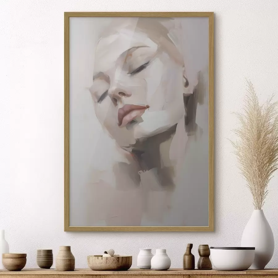 Fototapeta Abstrakcyjny portret młodej kobiety f50977