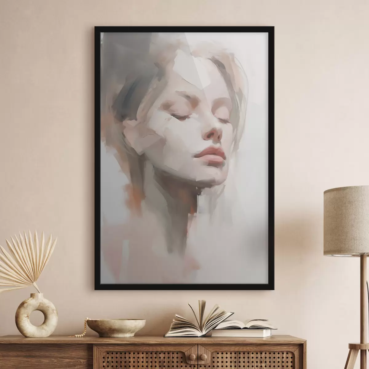 Plakat Abstrakcyjny portret f50978