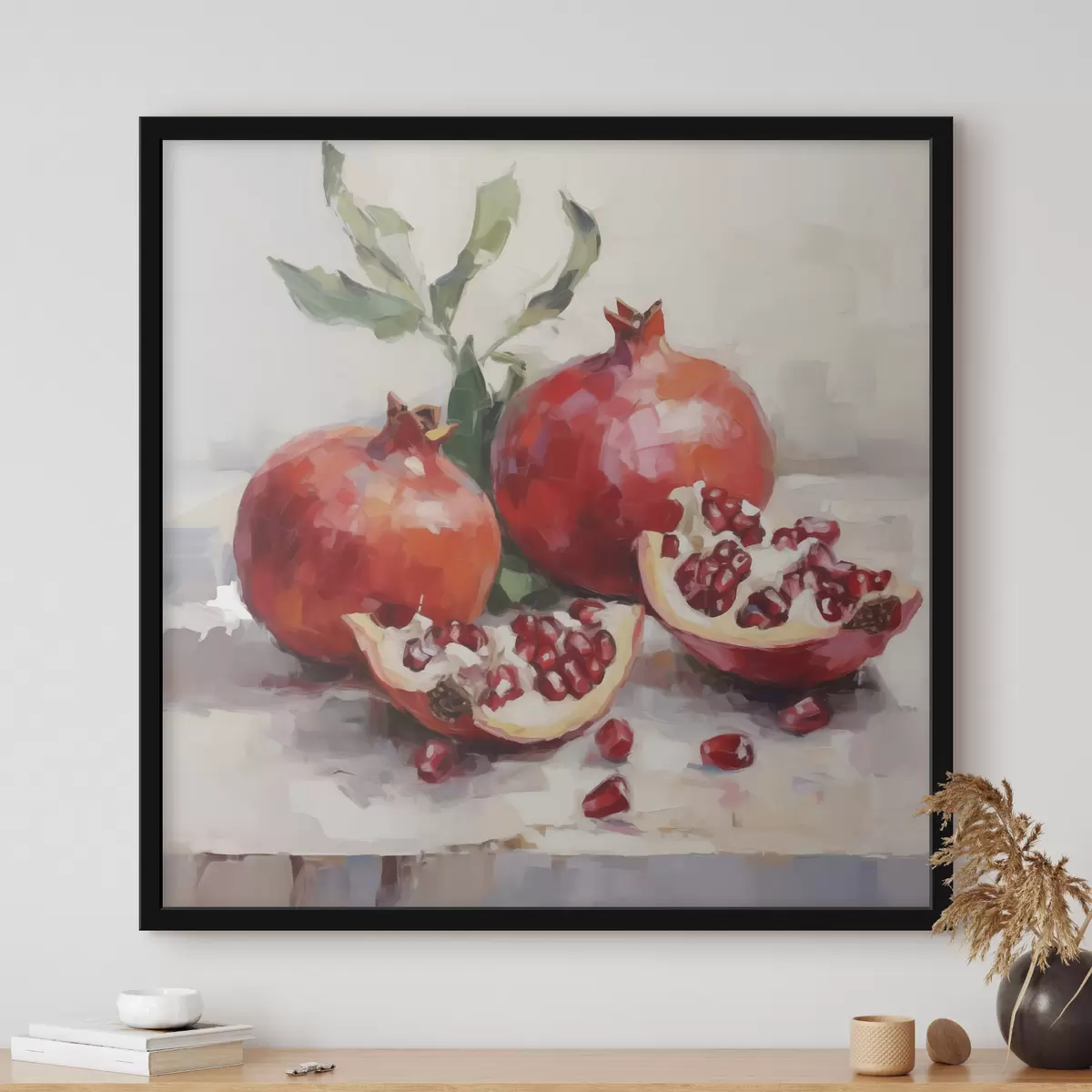 Plakat Granaty, obraz w stylu imitacji f50982