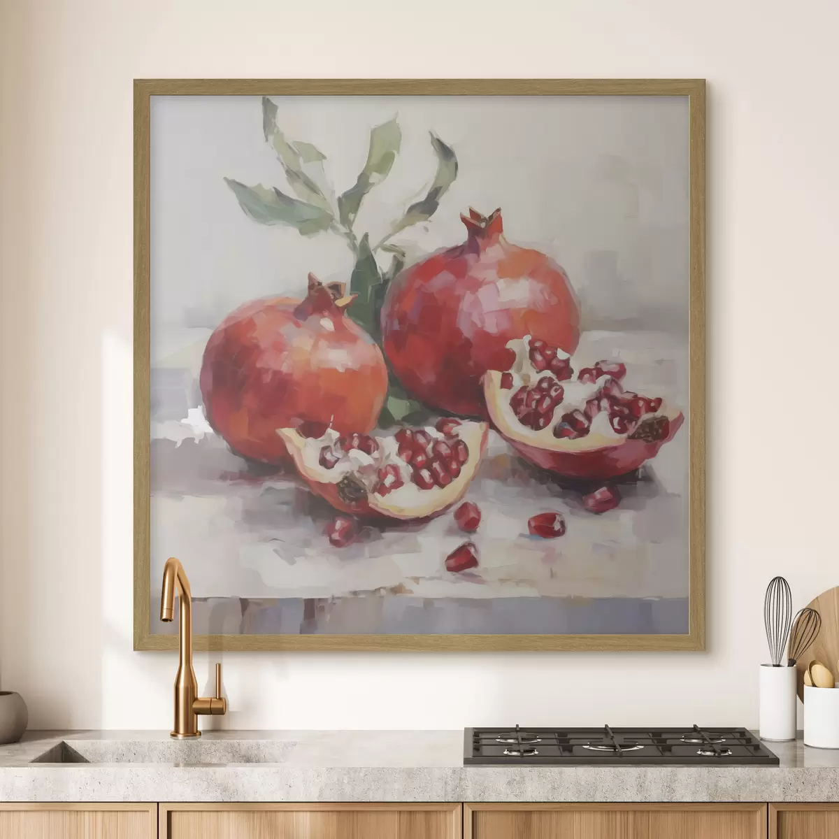 Plakat Granaty, obraz w stylu imitacji f50982