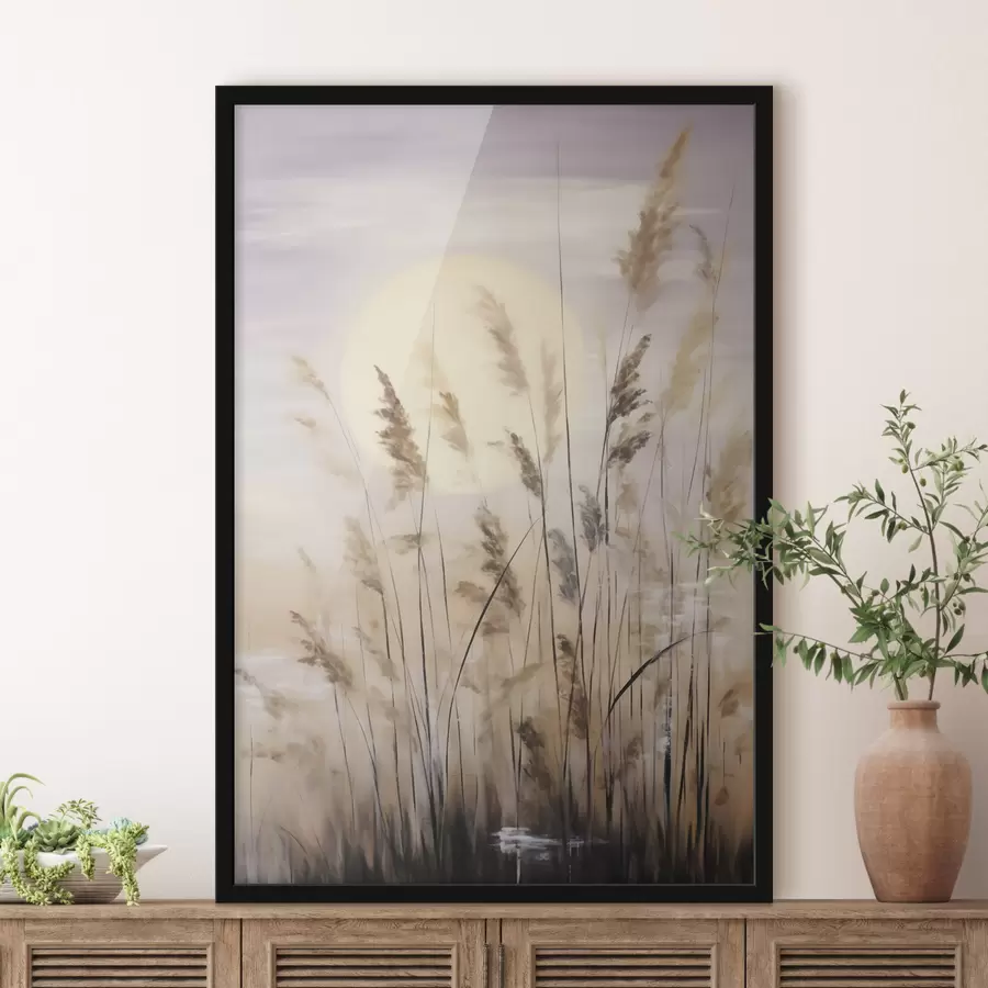 Fototapeta Abstrakcyjne motywy roślinne, imitacja malarstwa f50986