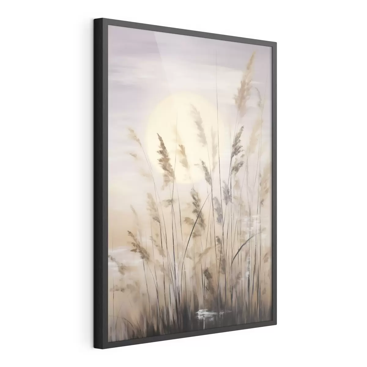 Plakat Abstrakcyjne motywy roślinne, imitacja malarstwa f50986