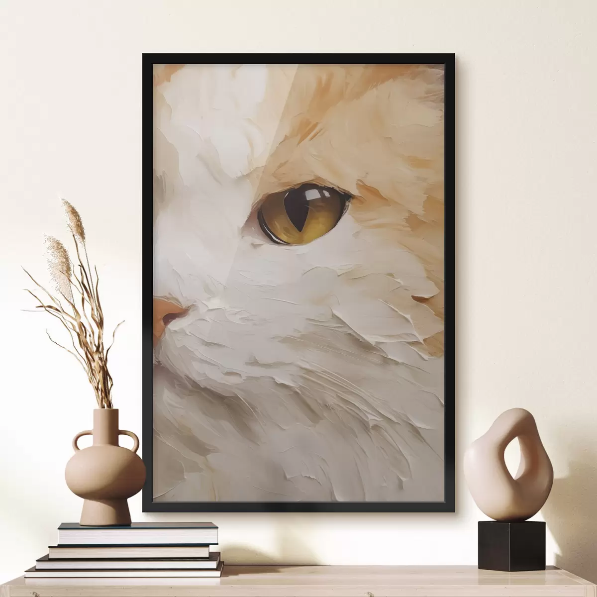 Plakat Kot, obraz w stylu imitacji f50988