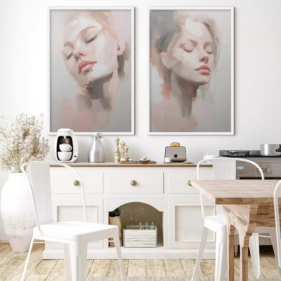 Fototapeta Abstrakcyjny portret młodej kobiety d31058