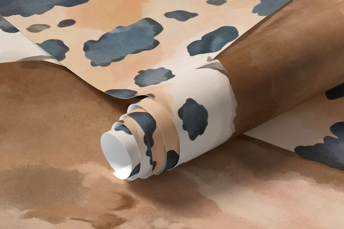 Fototapeta Lampart na gałęzi nad wodą z kolorowymi rybami w05954