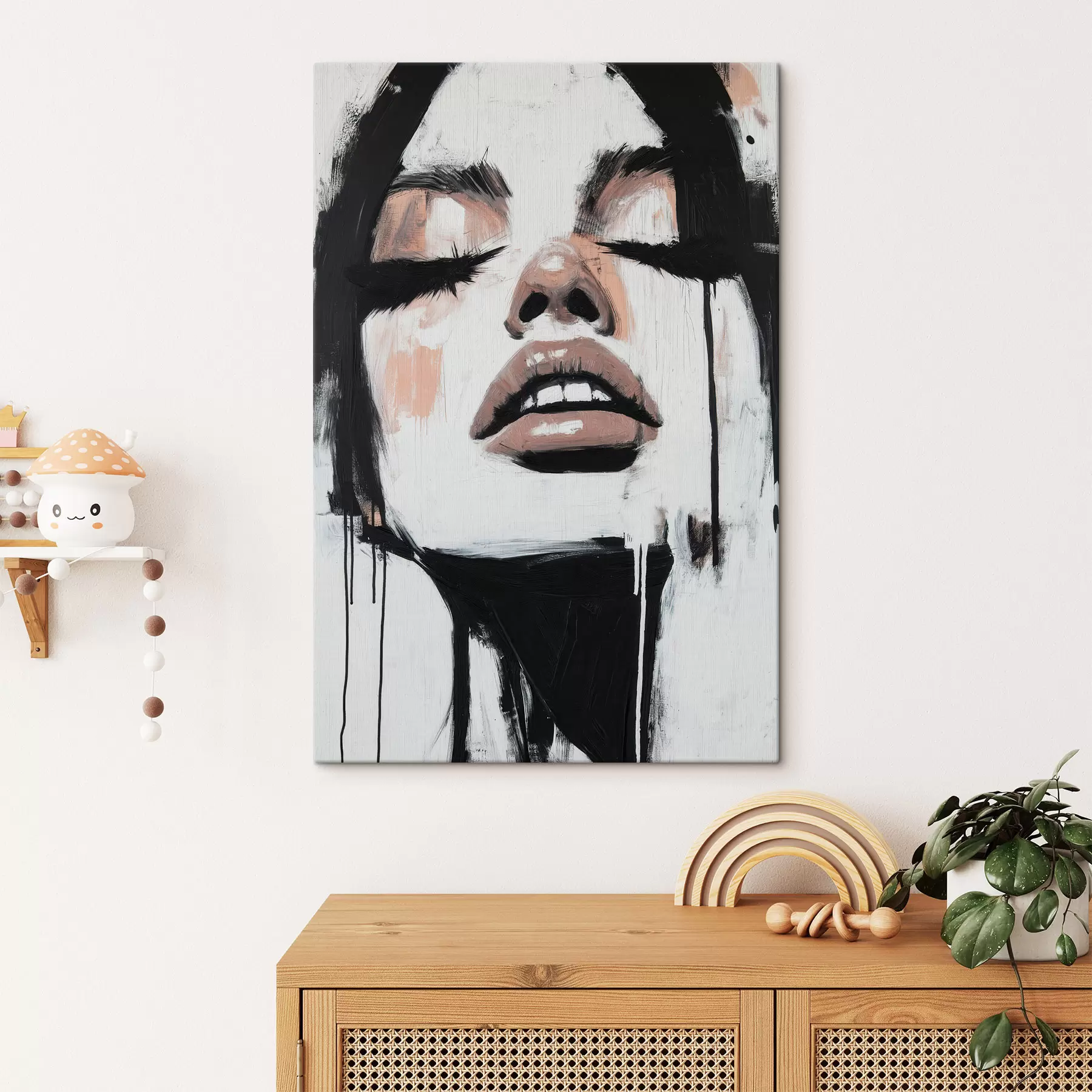 Obraz Abstrakcyjny portret s51000