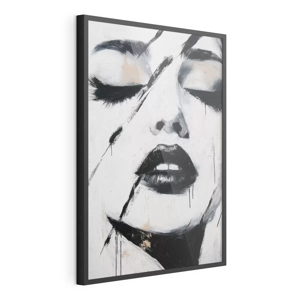 Plakat Abstrakcyjny portret f50999