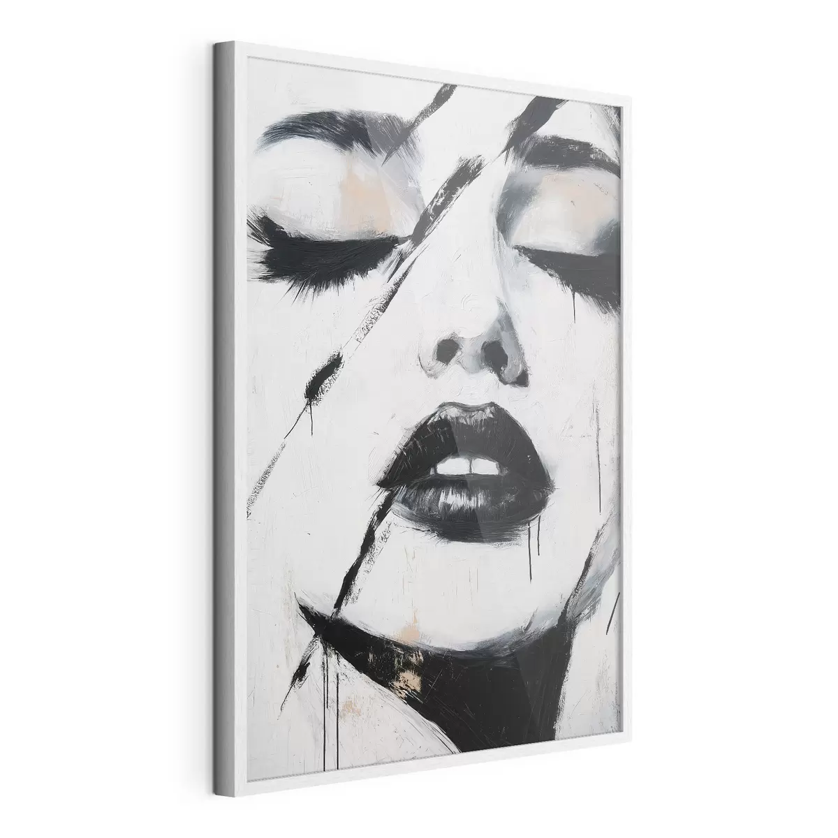 Plakat Abstrakcyjny portret f50999