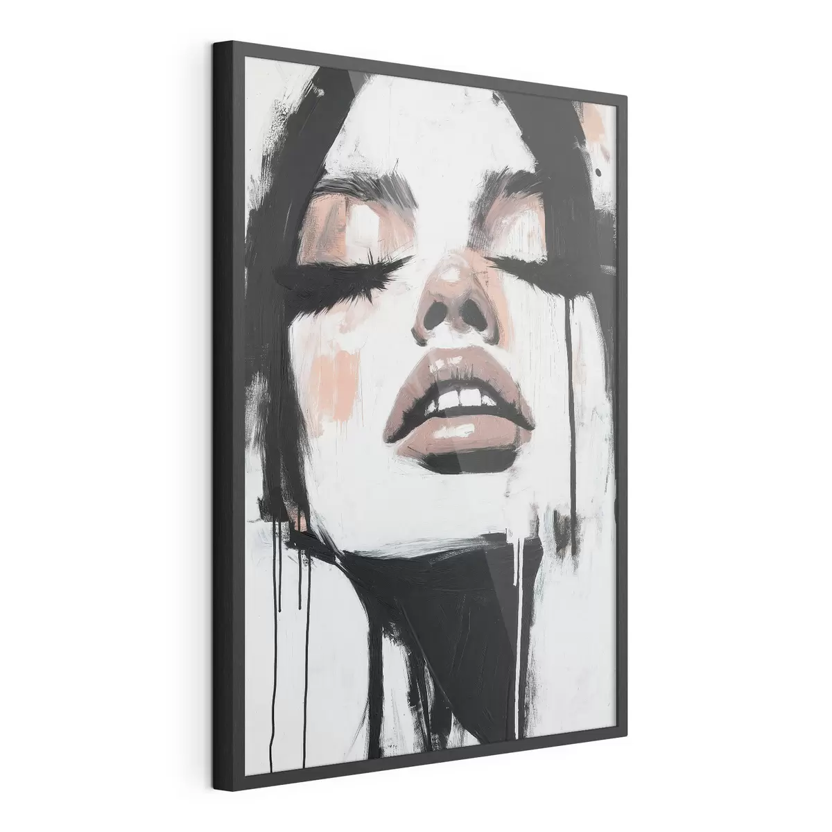 Plakat Abstrakcyjny portret f51000