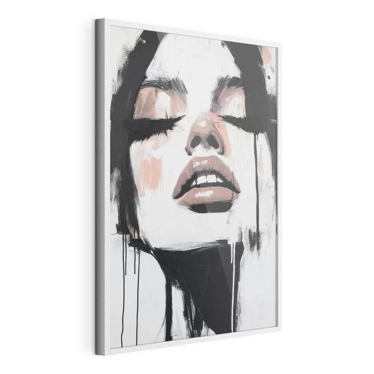 Plakat Abstrakcyjny portret f51000